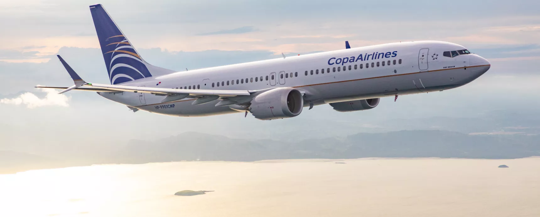 Copa Airlines kommt an Floripa Flughafen