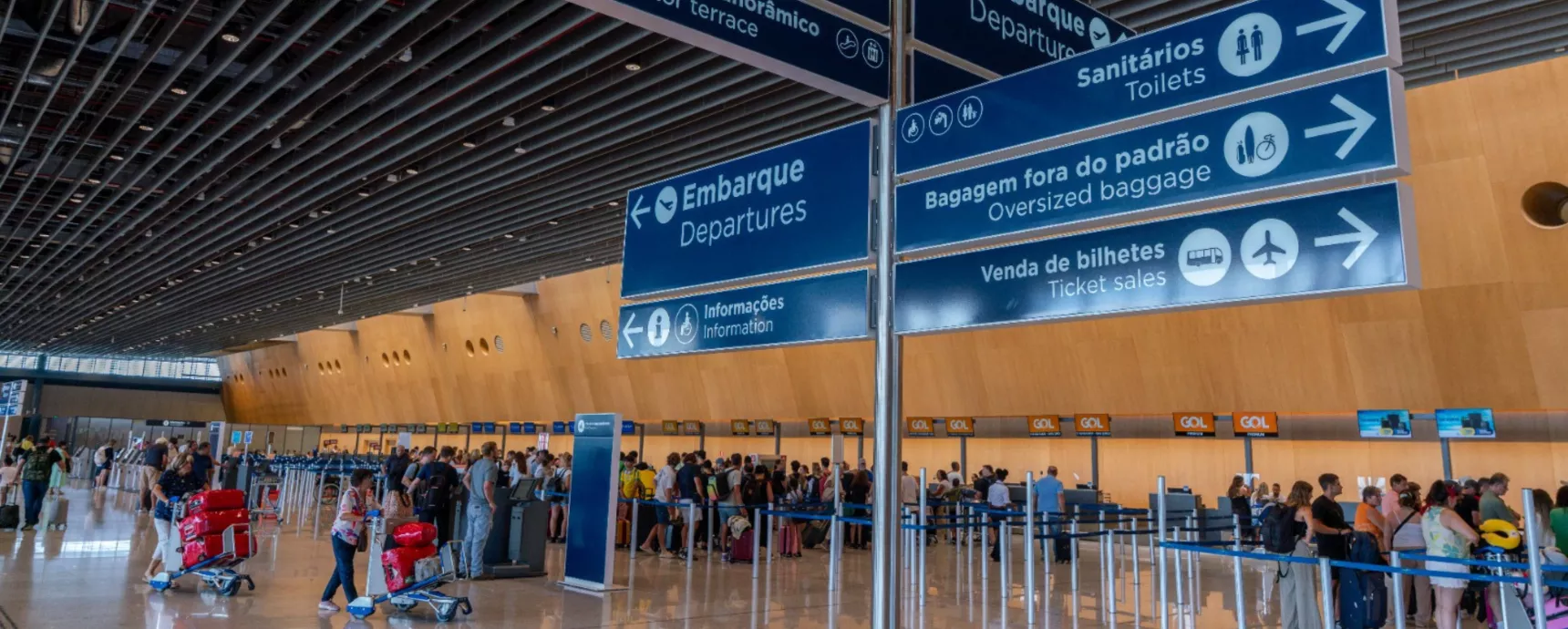 Floripa Airport projeta verão recorde com 38% dos passageiros vindos de voos internacionais