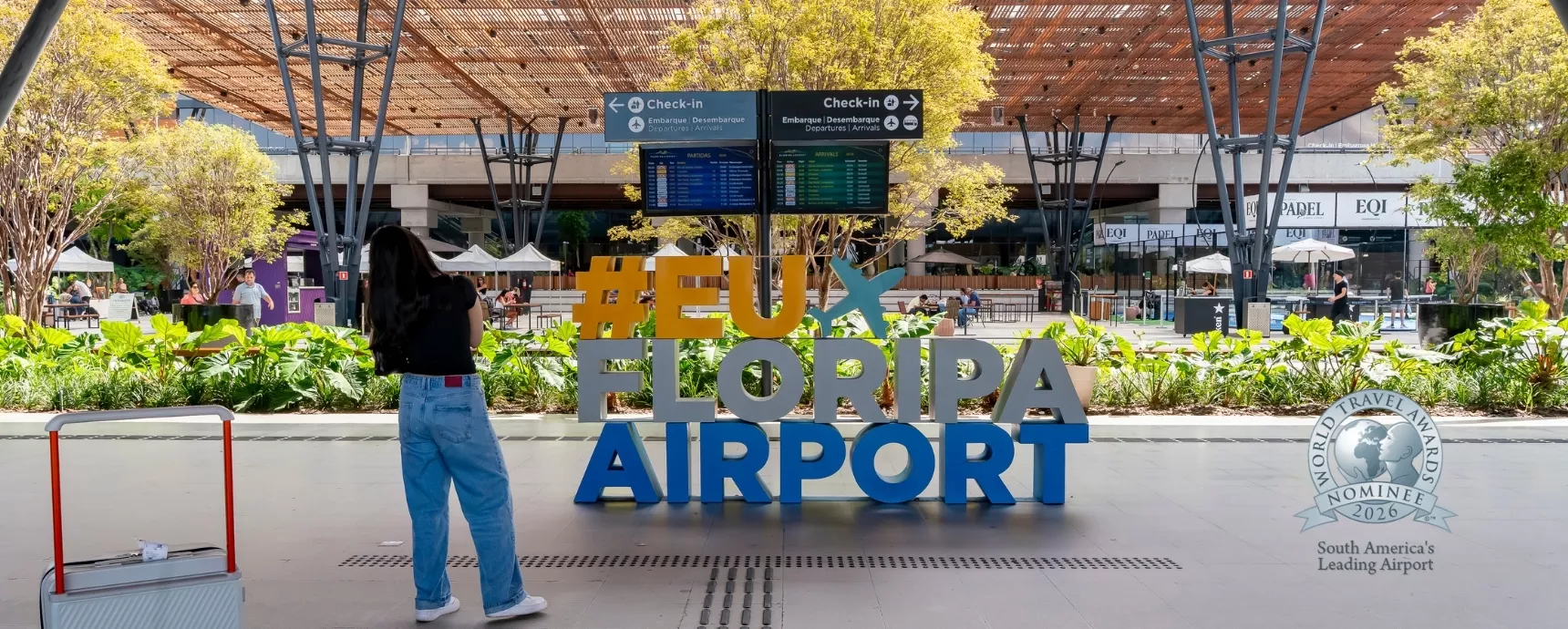 Floripa Airport é indicado ao World Travel Awards 2026 e público pode votar