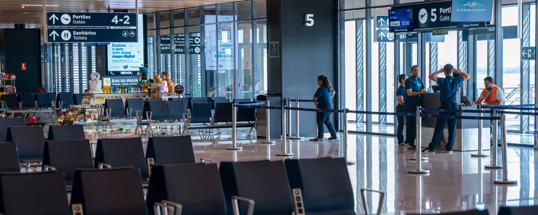 Floripa Airport vai ampliar área internacional do aeroporto