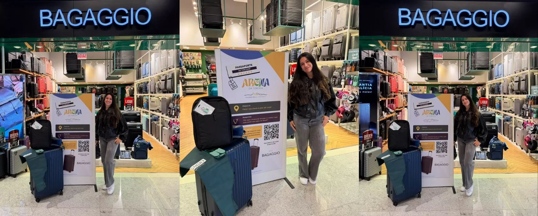 Arena da Torcida premia resposta mais criativa e entrega mala recheada de acessórios de viagem
