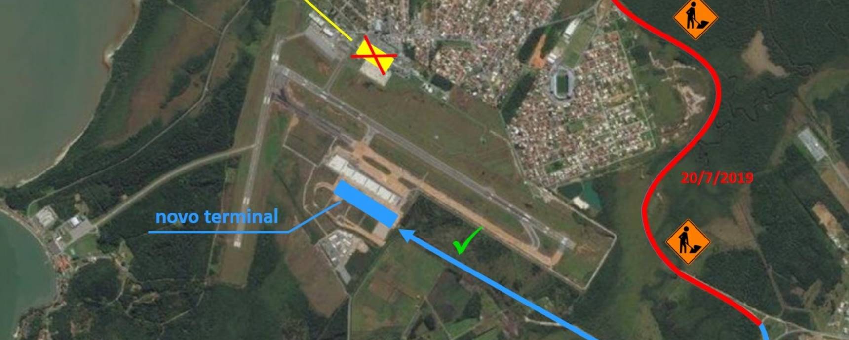 Liberada licença ambiental para obra da via de acesso ao novo aeroporto