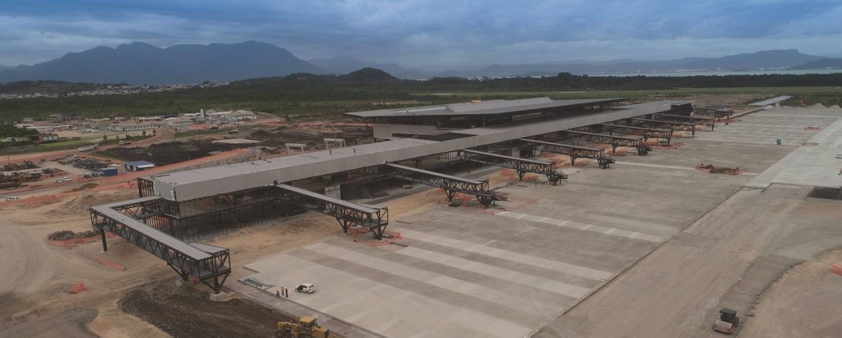 VÍDEO: obra do novo terminal de passageiros chega a 70% do total concluído