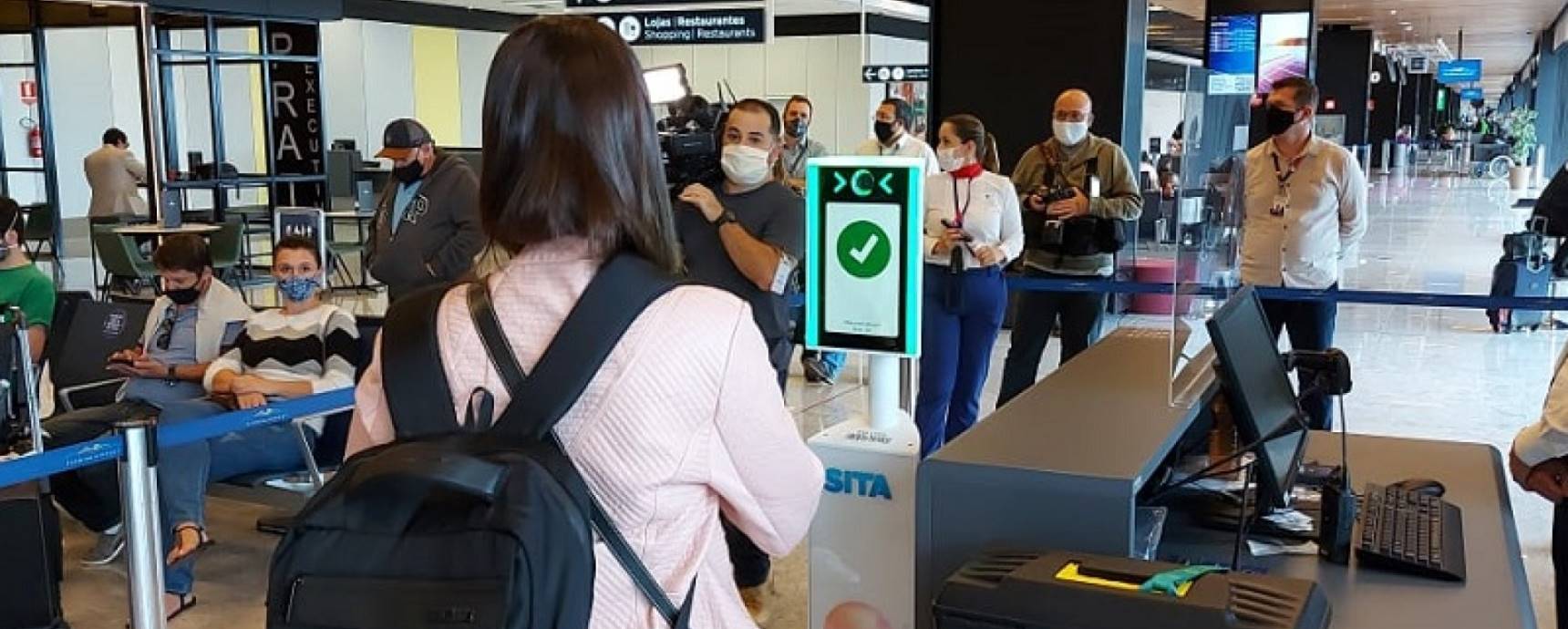 Gobierno Federal prueba embarque con reconocimiento facial en Aeropuerto de Florianópolis