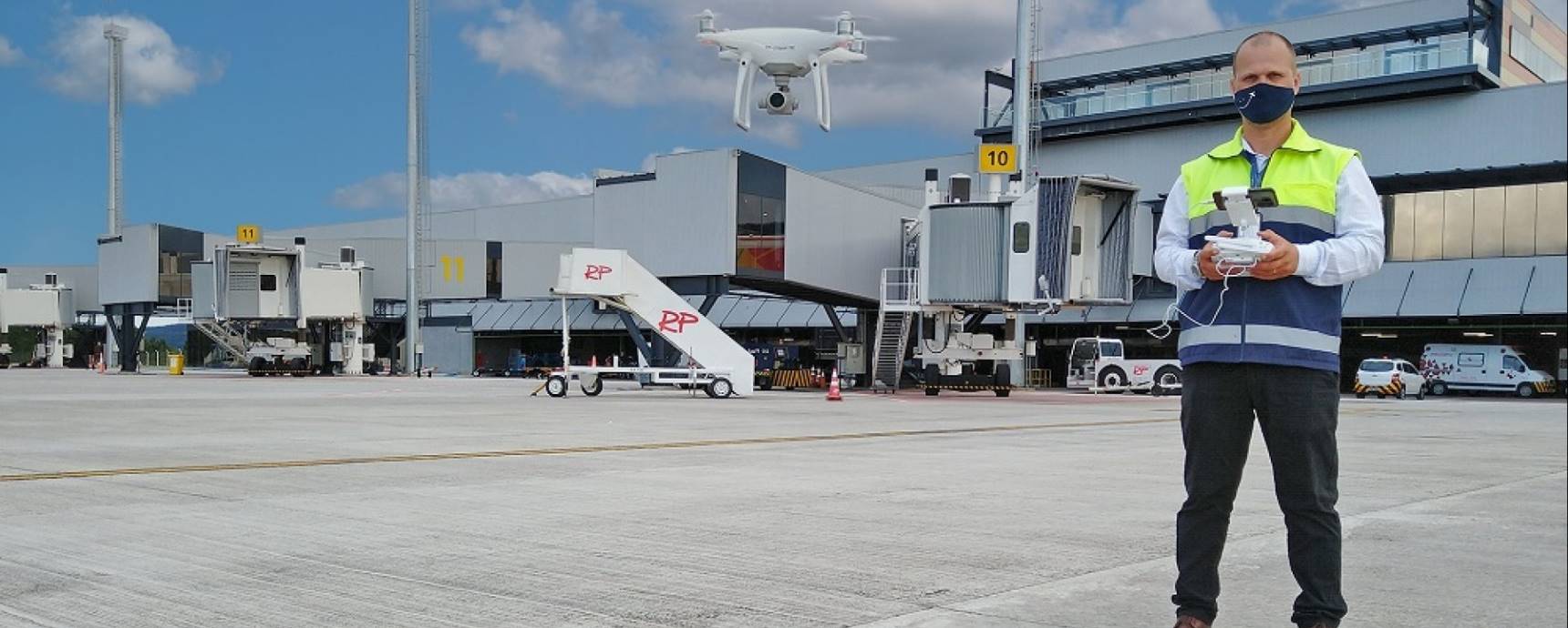 Aeropuerto de Florianópolis inicia pruebas de drones para inspección de aeródromos