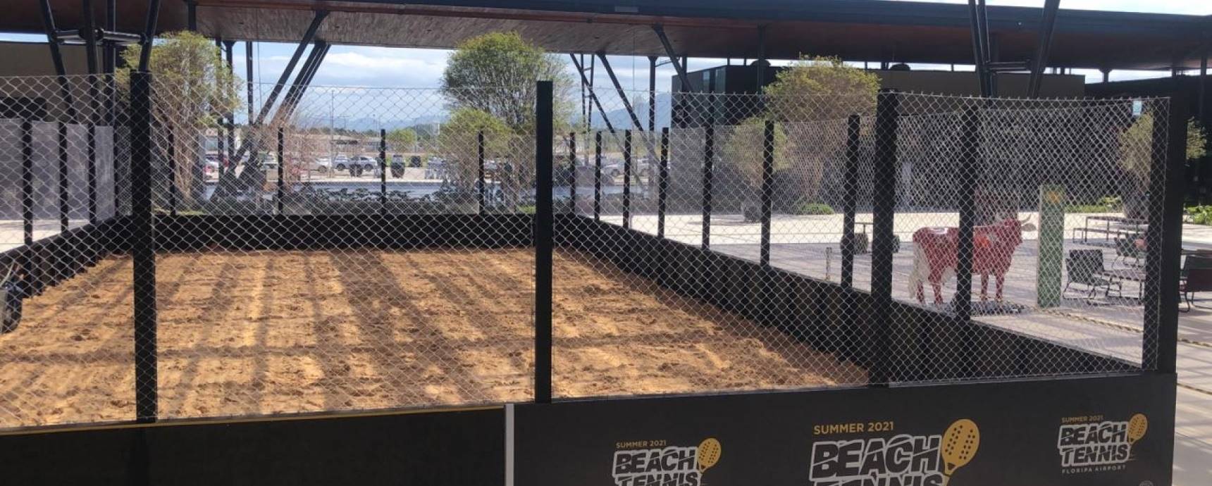 Boulevard 14/32, en el aeropuerto de Florianópolis, tendrá una arena gratuita para Beach Tennis