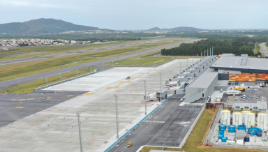 Aeropuerto Internacional de Florianópolis abierto y operativo