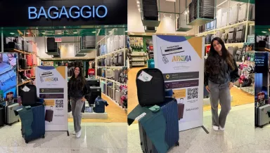 Arena da Torcida premia resposta mais criativa e entrega mala recheada de acessórios de viagem
