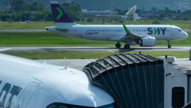 Floripa Airport chega a 1 milhão de passageiros internacionais dois meses antes que em 2025