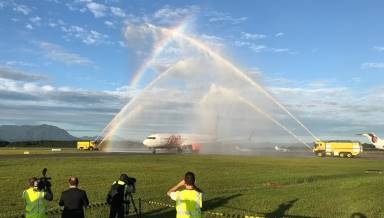 Com batismo de aeronave, Floripa Airport passa a operar o Aeroporto de Florianópolis